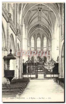 Saint-Riquier — A Igreja — A Nave — LL.