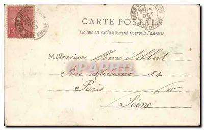 Nîmes — Porta da França — R. F. Chalon-Saône, n°118 — Verso