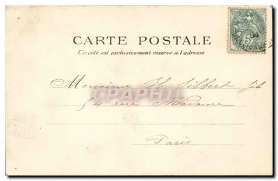 Paryż — Katedra Notre-Dame-des-Champs — P.P.C. Paryż — Rewers