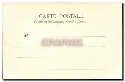Melun — A Embocadura do Almont — B. F., Paris — Verso