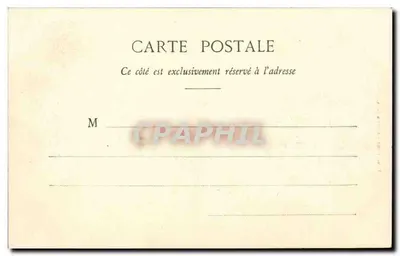 Melun, o Castelo de Vaux-le-Pénil — Vista do Parque — editor Thibault, Melun — Verso