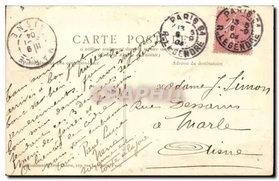 PARYŻ — Bursa — B.J.C. n°82 — Rewers