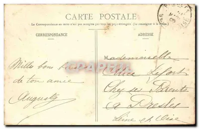 Le Marais (S.-et-O.) - Zamok, fasada północna — Librairie A. Boutrous, Dourdan (S.-et-O.) — Rewers