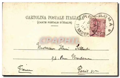 Rzym — Tomba di Cecilia Metella — wydawca O.S.M., n°14 — Rewers