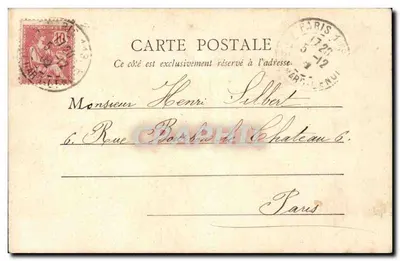 La Charité — Torre do castelo — B.F., Paris — Verso