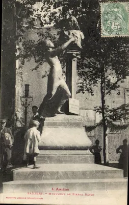 Pamiers - Monumento a Pierre Bayle — Fototipia Labouché Frères Toulouse