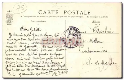 Paryż — Gare de Lyon — J.L.C. n°397 — Rewers