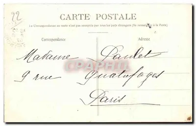 Le Légué — Saint-Brieuc — A Praia Santa — Coleção A. Warnay, Saint-Brieuc — Verso
