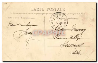 Villers-Cotterêts — A Fontaine — A. Naten, editor — Verso