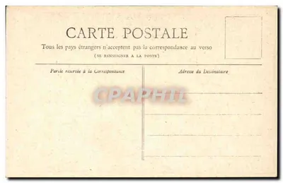 Monument Gambetta — Paryż — kolekcja Petit Journal — Rewers