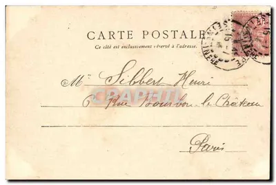 Dieppe — Pescador de camarões — Y. Ed. M. n°43 — Verso