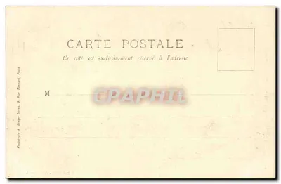 Castelo de Frileuse — Briis-sous-Forges — Aubry, editor. Repr. interd. — Verso