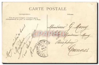 Villers-Cotterets — O Calvário — C. L. C. — Verso