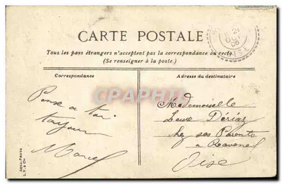 Paris - Arco da Triunfo da Estrela — editor L. A. & Cie — Verso