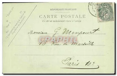 Castelo da Rainha Branca — Chantilly — Mme Vve Robineau, Lib.-Édit. - Chantilly — Verso