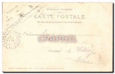 Villers-Cotterets — O Calvário — Edição Trianon, No. 1702 — Verso
