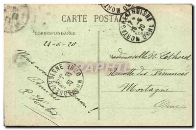 Rouen - Duża Godzina — C.V. - 458 — Rewers