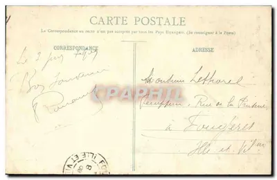 Montreuil-sur-Mer — Vista dei Remparti — Lib. Fontaine-Degeor — Verso