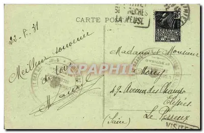 St-Mihiel — Grobowiec, wykonany przez Ligiera Richiera — Wydawnictwo Colla — Rewers