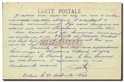 Pałac w Compiègne — Pokój toaletowy Imperatorki — Bourson, Compiègne — Rewers