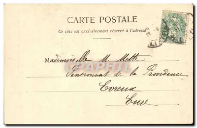 Paryż - Louvre - Pawiak Colbert — wydawca anonimowy, nr seryjny 132 — Rewers
