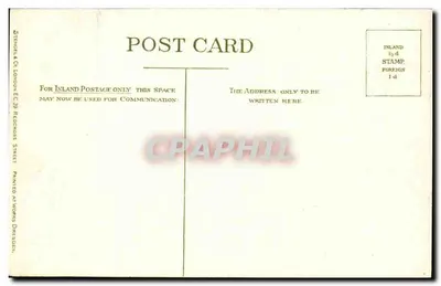 Interior da Igreja de Santa Maria — Bridport — editor Struve & Co. n° 28094 — Verso