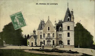 Castelo de Londigny — visão do castelo com torre redonda — editor desconhecido, n° 20