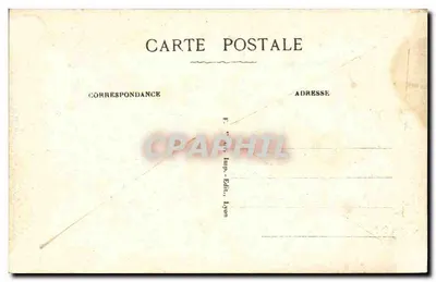 LYON — O Ponte Moraud — O Quai de Reiz e o Coteau de Fourvière — F. R. G. Imp.-Edit., Lyon — Verso