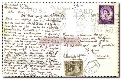 Rzeka Thames pokazująca Abbatię Westminstera i Dom Parlamentu, Londyn — L 5059 — Rewers
