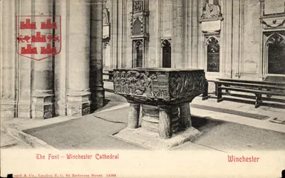 O Fontain — Catedral de Winchester — Angel & Co. London E.C. 89 Redcross Street 14389