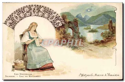 Ireland Irlande CPA Les dentelles Lac de Killarney