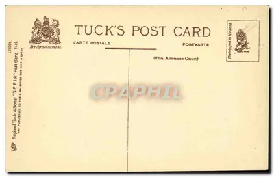 Londen. Regent Street — levendige uitzicht met koetsen en winkels — uitgever Tuck & Sons, n° 2409 — Achterkant