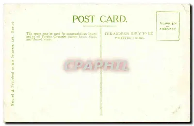 Congresso Eucarístico, Londres — A Grande Procissão, domingo, 13 de setembro de 1908 — Art Printem Ltd. (editor) — Verso