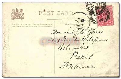 Limois-en-Beauce — Exchequer Gate — editor: Silverette & Sons — Verso