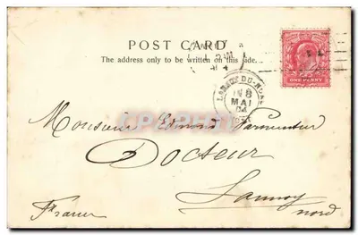 Tower Bridge — Londres — De Keyser's Royal Hotel Ltd., Londres, n° 1413 — Verso