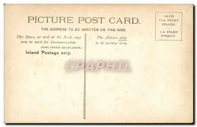 Zamek Chillingham — widok zamku — seria 20049 — Rewers