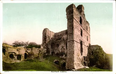 Zamek w Norham — średniowieczne ruiny — wydawca nieznany, nr serii 20697
