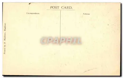Grande Bretagne Great BRitain Bilhete postal antigo National gallery The annunciation annonciation — Verso