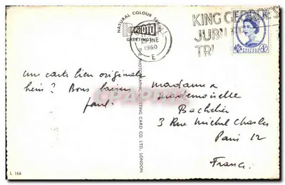 Londyn — widok panoramiczny — The Photographic Greeting Card Co. Ltd. nr L 166 — Rewers