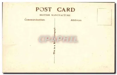 O Cenotáfio, Whitehall, Londres — monumento comemorativo com coroa e multidão — editor desconhecido, n° de série 10 — Verso