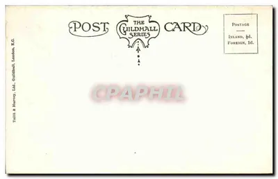 La cripta, Guildhall, Londra — serie Guildhall — editore Follin & Harvey, Ltd. — Verso