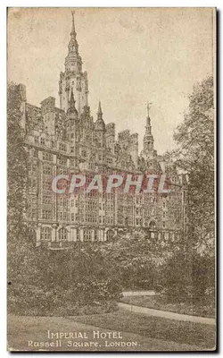 Hotel Imperial — Praça Russell, Londres — editor não visível