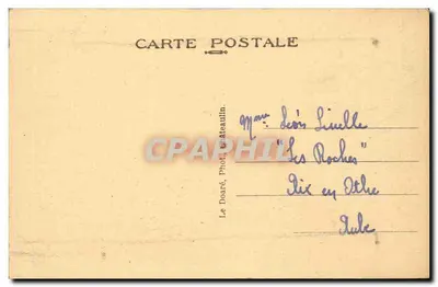 Pleyben — Ogólny widok sakristii, absydy i dzwonnic 1564-1600 — Le Doaré, Photo. Crâteaulin, n°692 — Rewers