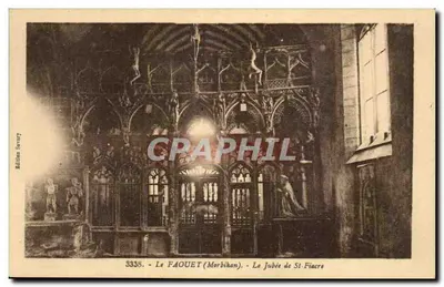 Le FAOUET (Morbihan) - O Jubé de St-Fiacre — Edição Savary, n° 3338