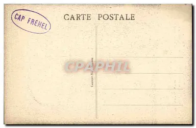 Capo Fréhel (Costa d'Emeraude) — Roccia piramidale, Punta del Forte La Latte — editore Laurent-Néronnes — Verso