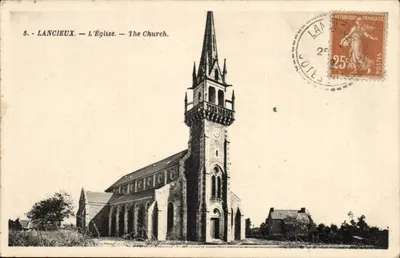 Lancieux — A Igreja — The Church — G. Artaud, editor, Nantes