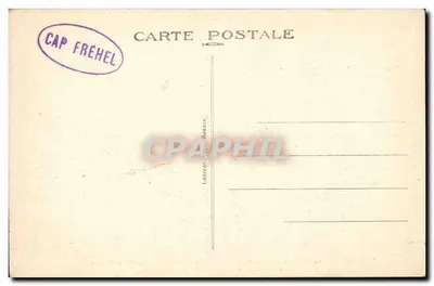 Cap Fréhel — Farol de primeiro ordem — Laurent & Menne — Verso