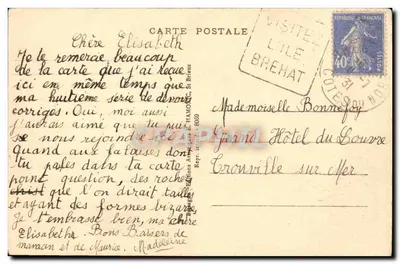 Isola di Bréhat - La Piccola Isola Béniguet — Amgoury — Verso