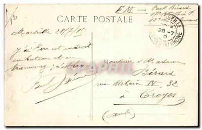 Marseille — La Corniche (Palace-Hôtel) — ZZ. — nr 51 — Rewers