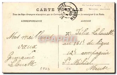 Belíssimo Ano! — L.B. PARIS — número de série não visível — Verso